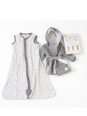 Bundle Burt’s Bees Baby 12-18mo Sleep Sack 0-9mo Robe NWT Swaddle Set Sack 0-3mo